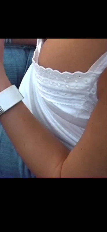 Milky round boobs superb closeup capture by voyeur