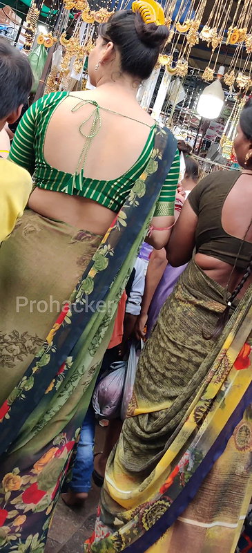 Milky white backless bhabhi,  close up