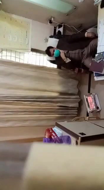 Paki doctor checking boobs by inserting hands inside blouse