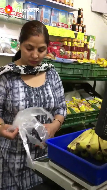shopkeeper aunty huge boobs in black churidhar