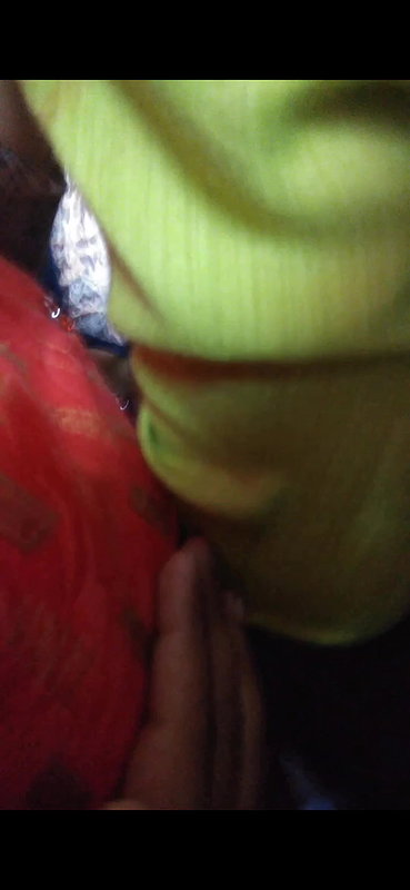 Trying to grope and feel MILF’s boob in public transport