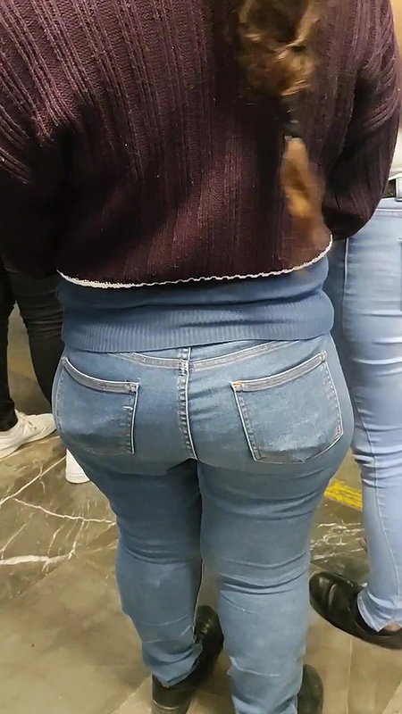 Two fat ass girls waiting for metro