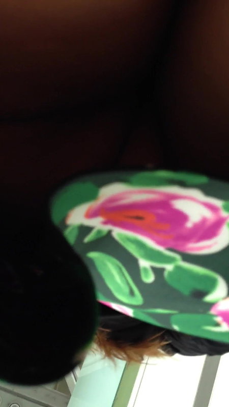 Upskirt thighs and ass closeup on escalator.MOV