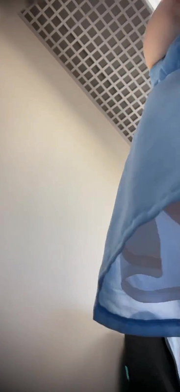 Upskirt transparent panty capture