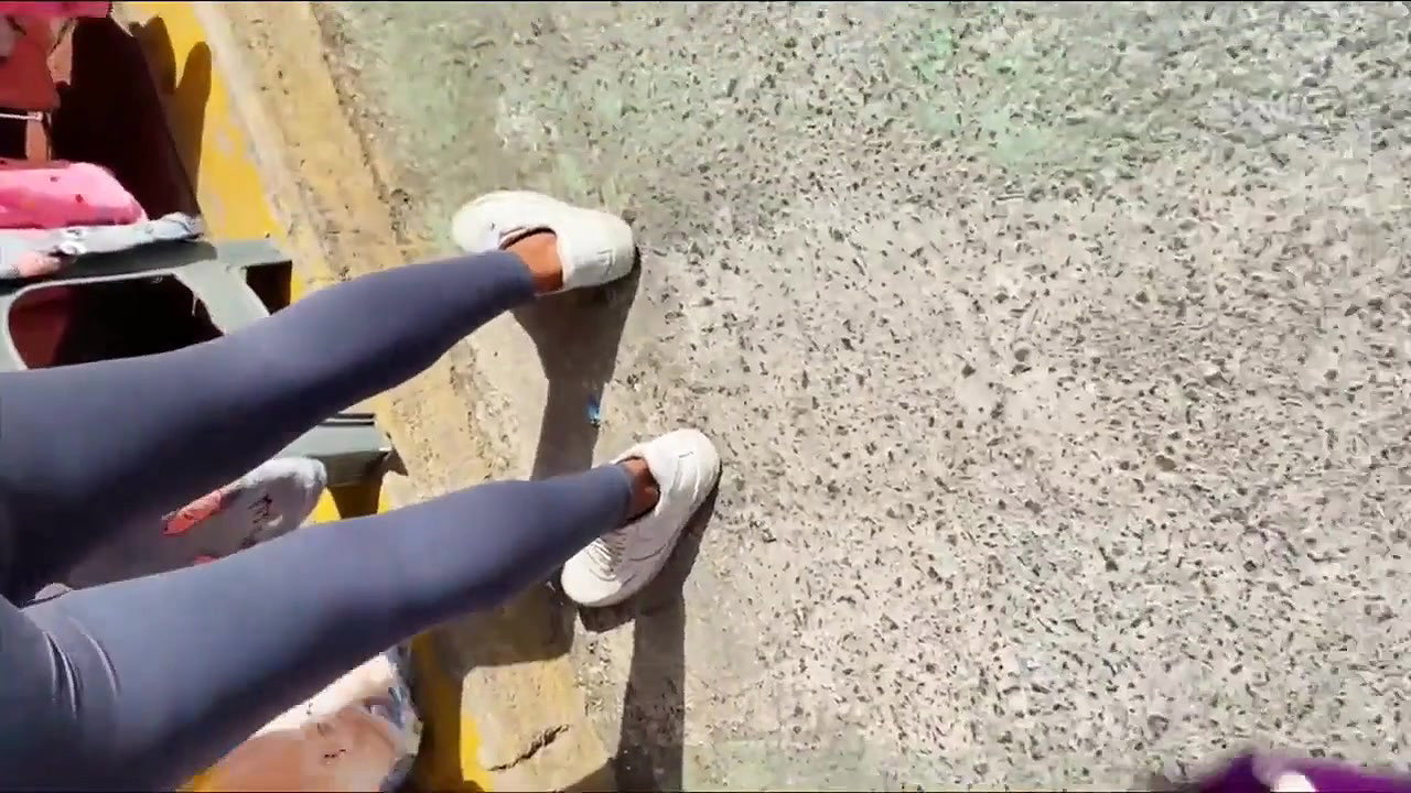 Young girl’s choot and Ass clear impression in tight dress