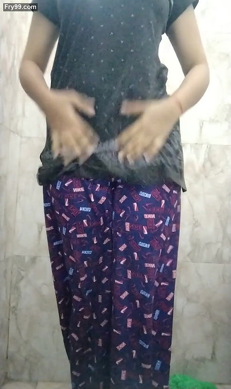 Hot indian girl bathing new year