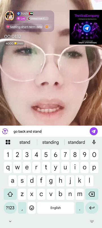 Rosie Dubai based Phillipino Full nude show