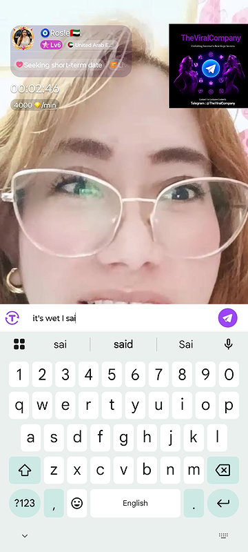 Rosie Dubai based Phillipino Full nude show