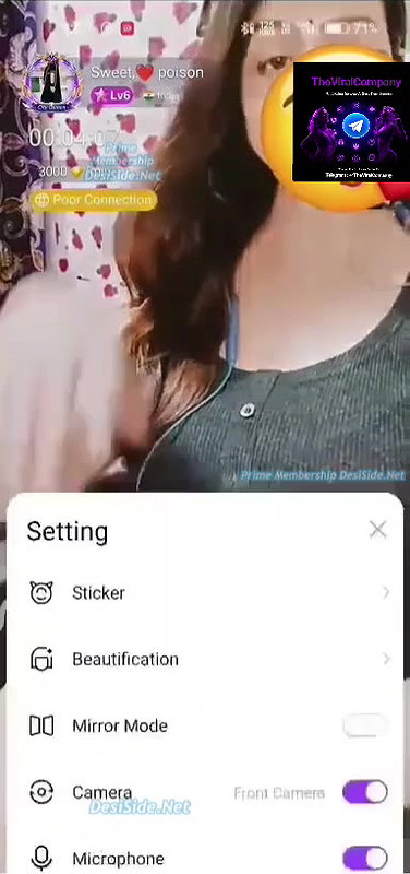 Sweet Poison Full nude show