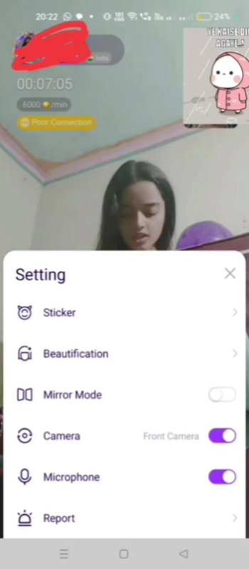 Kissu full nude show