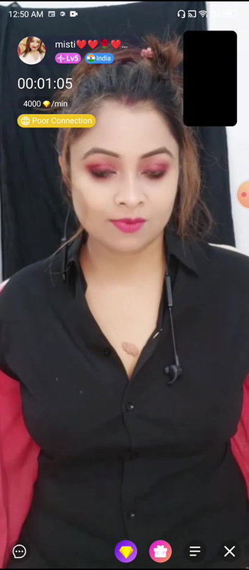 Misti Full Nude show