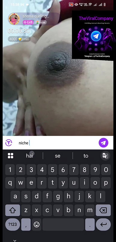 Shona Darling Topless in Bathroom