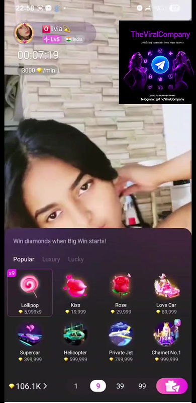 Olivia Topless show with glimpse of pussy and ass with audio2