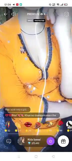 Paki girl showing boobs and pussy on tango premium