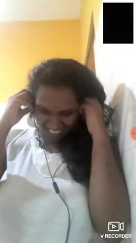 Lankan Aunty on video call