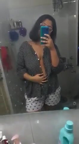 Bengali Girl Mirror Selfie