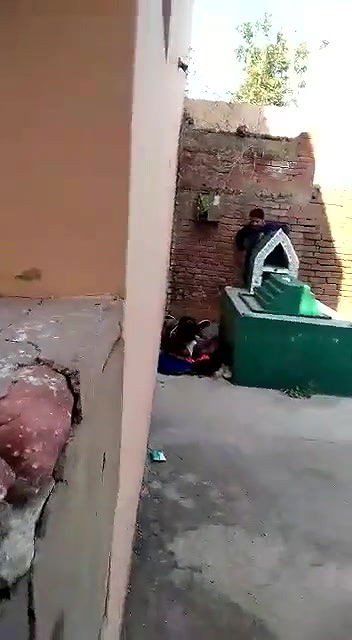 Desi Girl Fucking with Lover at Terrace Caught by Family members