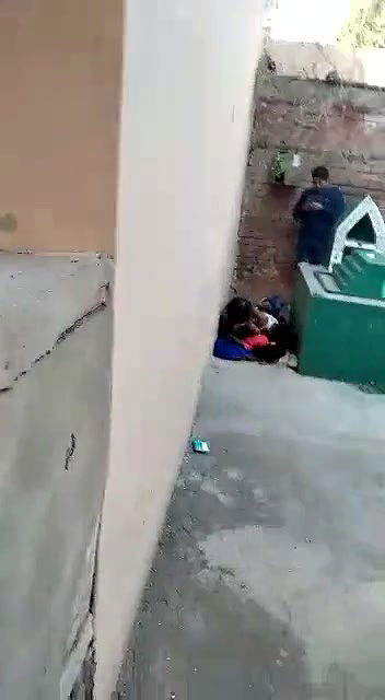 Desi Girl Fucking with Lover at Terrace Caught by Family members
