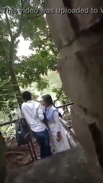 Desi Lovers At Park Outdoor Giving HJ and BJ