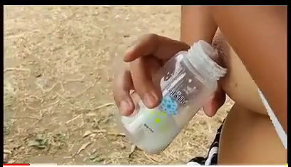 Mom Milking Her Boobs Outdoor Hot
