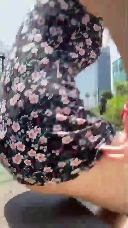 Panty Removing on Street in Tango Live Show