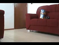 Superhot Exibhisionist Chennai babe seducing and showing ass to ocal delivery man