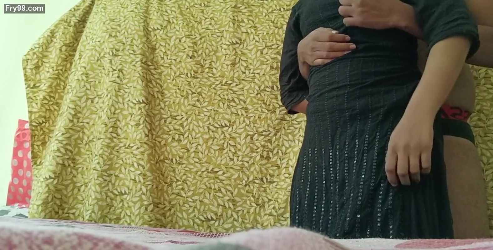 Hot Indian Desi village bhabhi pussy Fucking in dogy style position clear Hindi audio