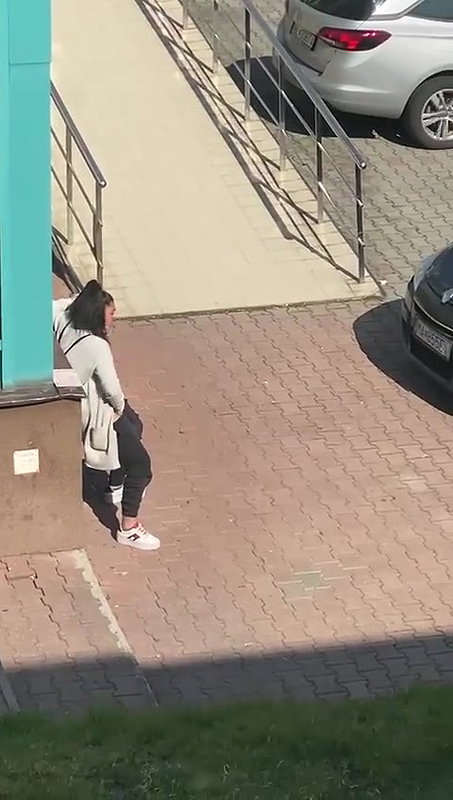 Naughty Young Babe Getting Horny in University & Stated Rubbing her Pussy