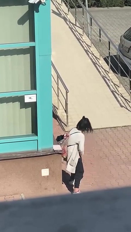 Naughty Young Babe Getting Horny in University & Stated Rubbing her Pussy