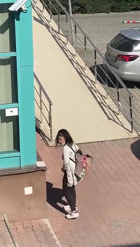 Naughty Young Babe Getting Horny in University & Stated Rubbing her Pussy