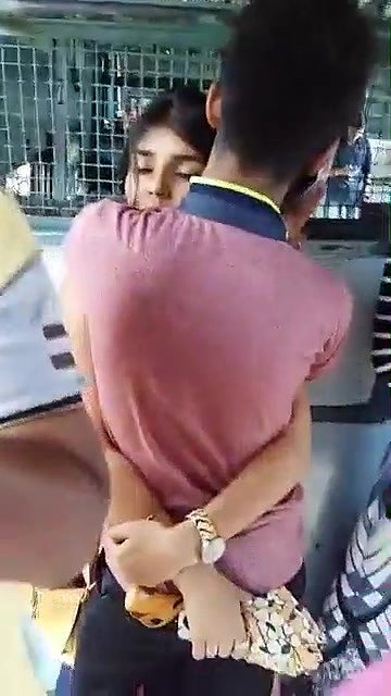 Young Couple Enjoying in Train