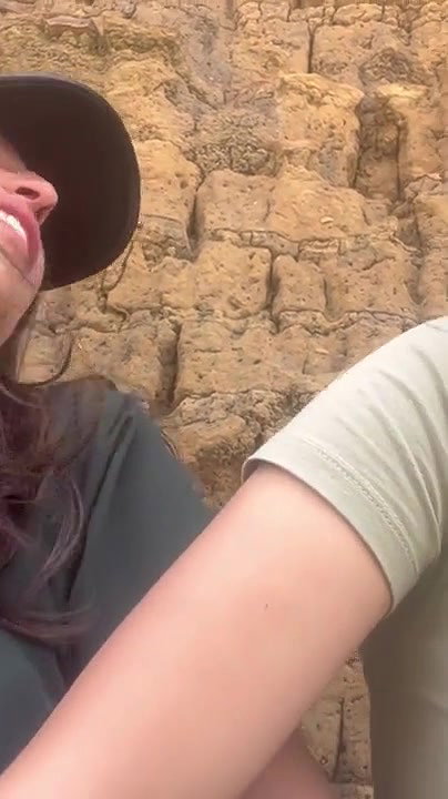 Lesbian Tourists Fingering In the Streets