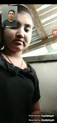 Beautiful Cute Girl Showing