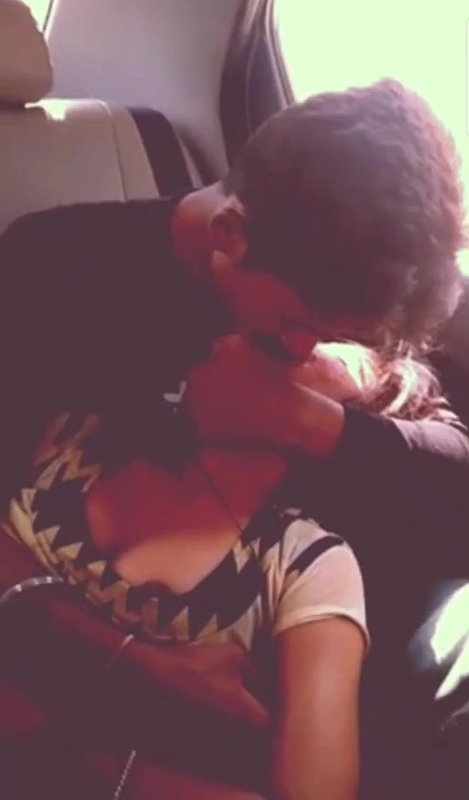 Village Girl Enjoying with Lover in Car & Friends Recording Video & Enjoying