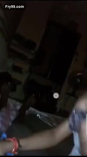 Cute girl blowing