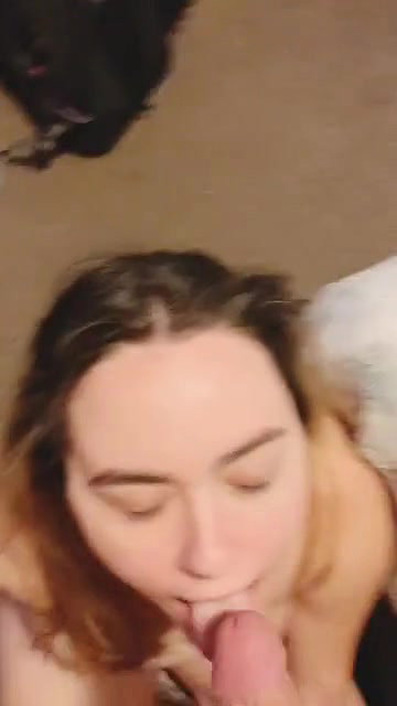 Amazing Babe Gets Cum All Over Her Face