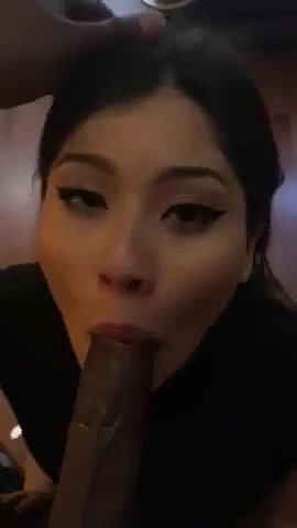 Asian Babe Deepthroat Black Guy