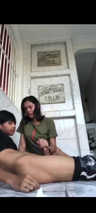 Asian College Couple Amateur BJ
