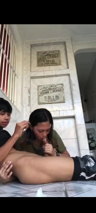 Asian College Couple Amateur BJ