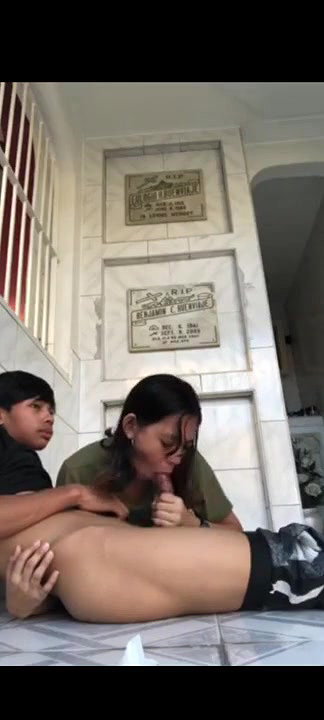 Asian College Couple Amateur BJ