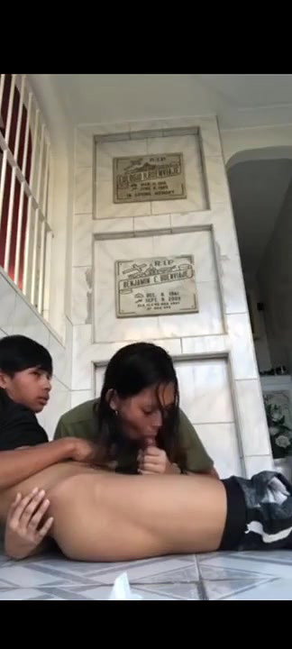 Asian College Couple Amateur BJ