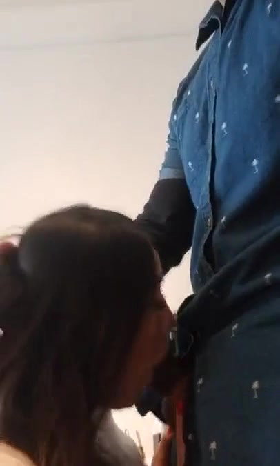 Asian Coworker at Her Apartment Blowjob and Sex