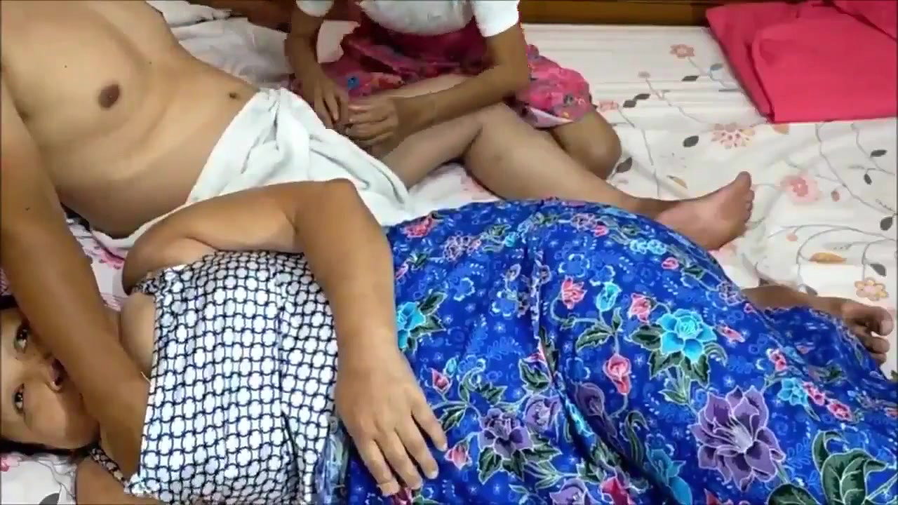 Asian Man Fucking with Wife and Sister In Law Same Time