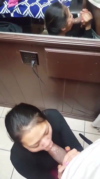 Asian Nail Spa Manicurist Sucking BBC
