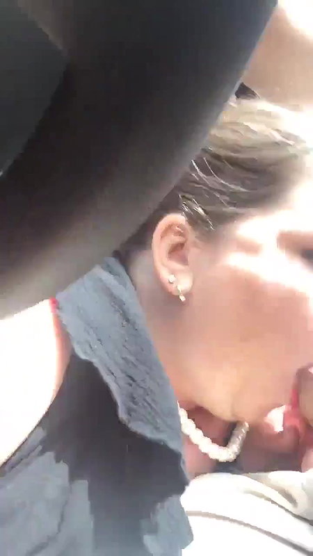Church Lady BJ in Car