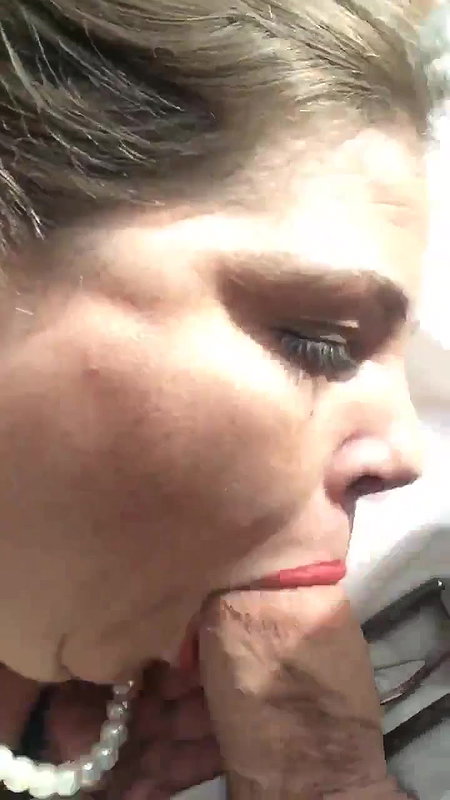 Church Lady BJ in Car