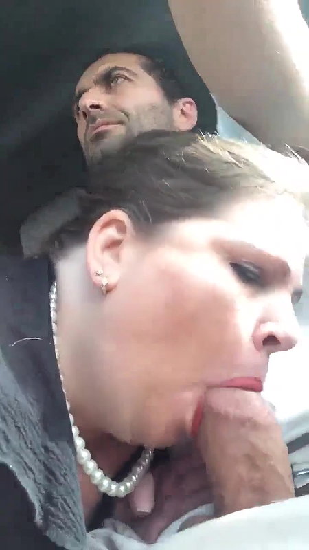 Church Lady BJ in Car