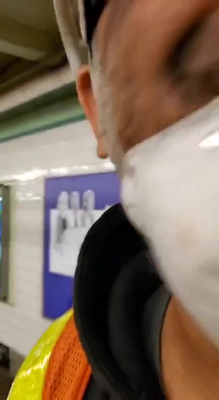 Couple Caught Fucking on Metro station