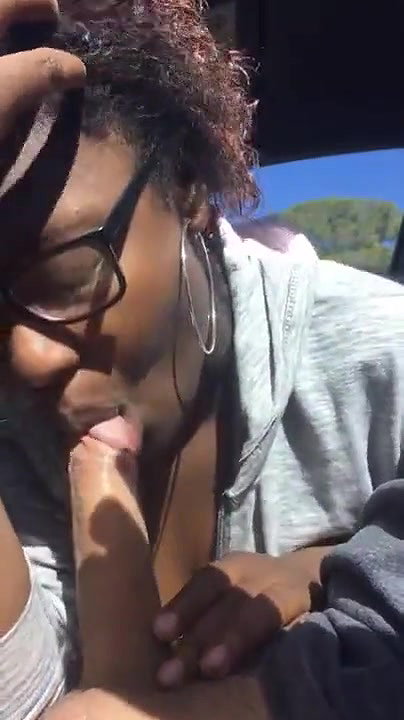 Ebony Babe Car BJ