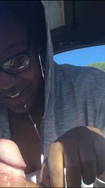 Ebony Babe Car BJ